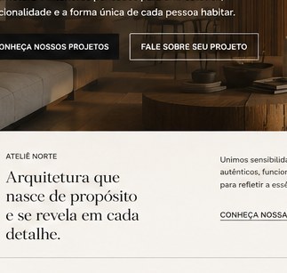 Interior contemporâneo demonstrativo